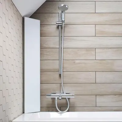 Duschhylla Macro Design Hide för Hörn