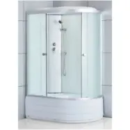 Duschkabin – Nereida | 120×80 cm | Vit glas&massagejets