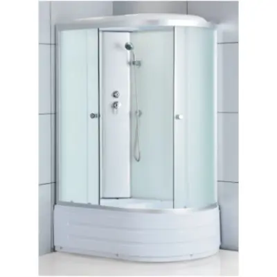 Duschkabin – Nereida | 120×80 cm | Vit glas&massagejets