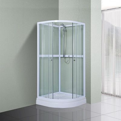 Duschkabin Bathlife Ideal 90x90 Rund