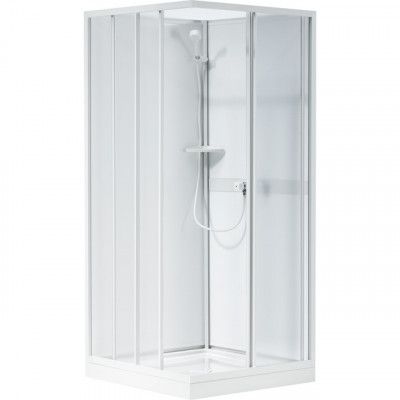 DUSCHKABIN IFÖ NEXT NKH99VS STYREN/VIT 7394482 90X90 | Beijerbygg Byggmaterial