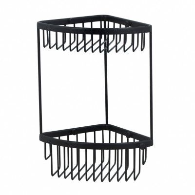 Duschkorg Miller Badrum Classic 2-plan Mattsvart