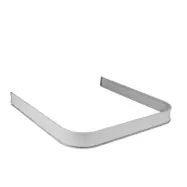 DUSCHSARG U-FORM SILVER 92X92X92 | Beijerbygg Byggmaterial