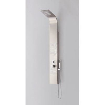 Duschpanel borstat rostfritt stål