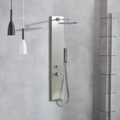 Duschpanel Hejde - Borstat stål