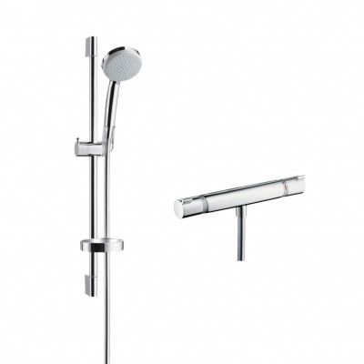 Duschset Hansgrohe Croma 100 Vario Ecosmart 65 cm med Blandare Ecostat Comfort