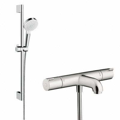 Duschset Hansgrohe Crometta Vario med Ecostat 1001 CL 150 cc