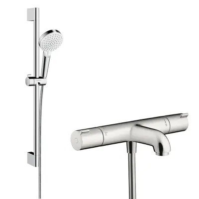 Duschset Hansgrohe Crometta Vario med Ecostat 1001 CL 150 cc
