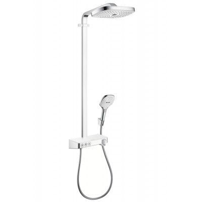 Duschset Hansgrohe Raindance Select E 300 3-jet Showerpipe Vit/Krom