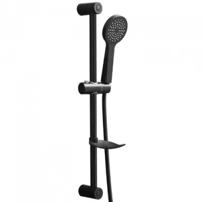Duschset med handdusch | Höj- och sänkbar | Svart