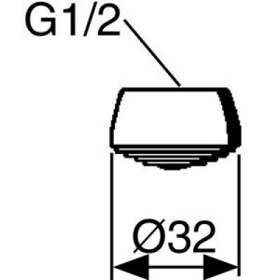FM Mattsson Duschsil Krom 32