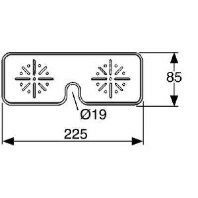 FM Mattsson Tvålhylla Transparent