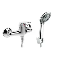Funkia Duschblandare med duschset - Krom
