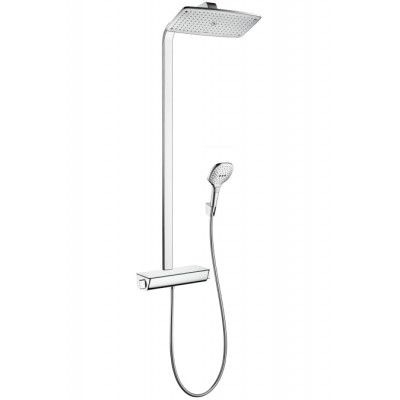 Hansgrohe Raindance 360 Select E Showerpipe Krom - Takduschset