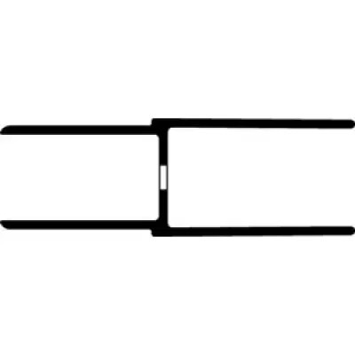 Ifö Rör- och breddningsprofil vit