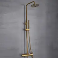 Komplett takduschset med handdusch | Mässing