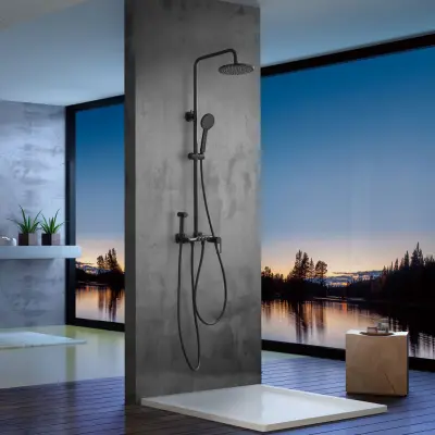 Takduschset  komplett paket | Tracy - Svart