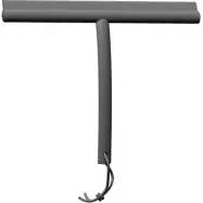 Duschskrapa Dansani Mörkgrå med Silikonkrok