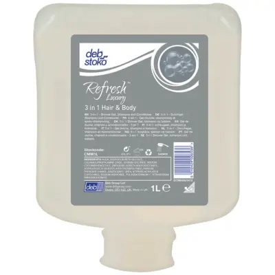 DUSCHTVÅL REFRESH LUXURY 3IN1 HAIR&BODY 1 L | Beijerbygg Byggmaterial