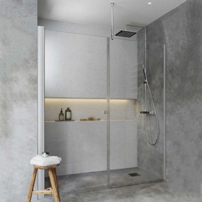 Duschdörr Hafa Igloo Pro Rak Dörr + Fast Vägg