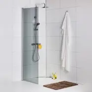 Duschdörr Noro Ice Focus DV Rökfärgat Glas