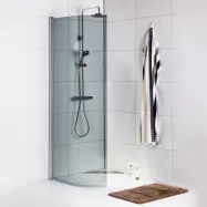 Duschdörr Noro Ice Focus DVR Rökfärgat Glas