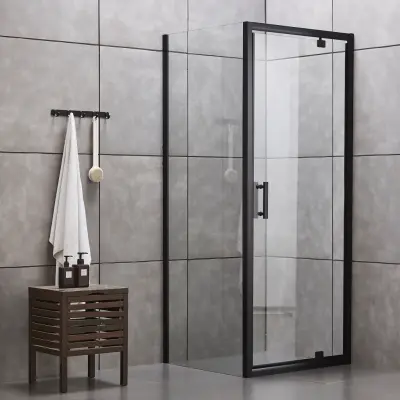 Duschhörna 100x100x190cm | Industridesign | 6mm säkerhetsglas