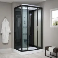 Duschkabin 120x80cm | Massagefunktion