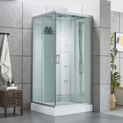 Duschkabin i akryl med bluetooth och massage