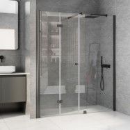 Duschvägg eller duschhörn 180cm | 6mm säkerhetsglas | Sierra - Svart
