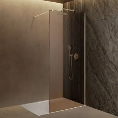 Duschvägg Zen - Bronze 80x200