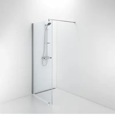 Duschvägg Contura Shower Space SFNK Fast med Väggstag
