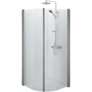 DUSCHVÄGG  IFÖ SPACE BÖJD NATUR/KLARGLAS 7399672 900 | Beijerbygg Byggmaterial