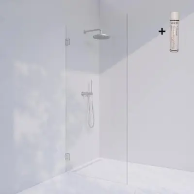 Duschvägg Invitrea Flair GH2 med Glasrengöring