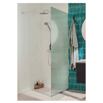 Duschvägg Noro Frost 90 Linjeglas