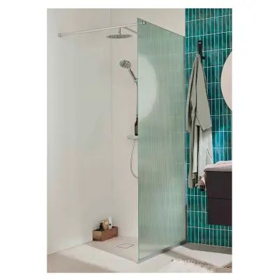 Duschvägg Noro Frost 90 Linjeglas