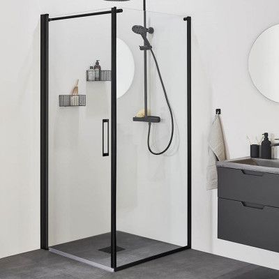 Duschvägg Med Klarglas Noro Frost Concept 900 X 700 Mm