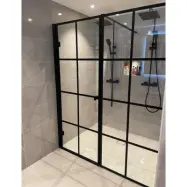 Duschväggar 180cm | Industridesign | 8mm säkerhetsglas