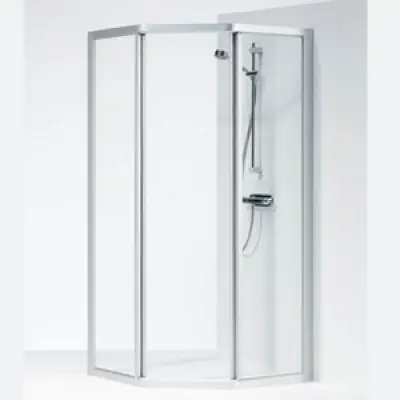 Ifö Solid SVP, pentagonal duschvägg - Duschhörn, Duschar