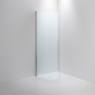 INR LINC Josephine Frostat glas Profil Vit 780 2000 - Duschhörna