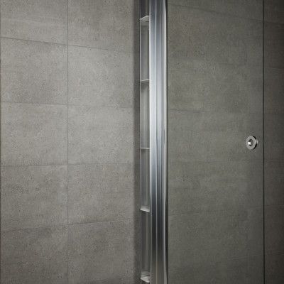 INR Pile Blankpolerad aluminium - Duschförvaring