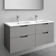 Kommod Med Tvättställ Noro Studio 1200 Mm, Grå, Porslin