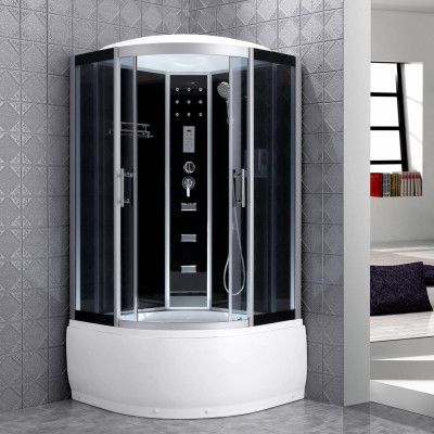 Lyxig hörnplacerad duschkabin 90 x 90 cm