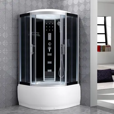 Lyxig hörnplacerad duschkabin 90 x 90 cm