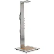 Exklusiv utedusch med massage | Rostfritt stål