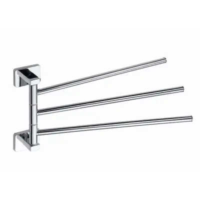 Handduksstång Duschbyggarna Angle med Tre Armar