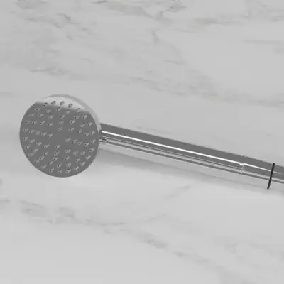 Handdusch Scandtap Pleasure Round För Badrum - Rostfritt Stål Duschhandtag