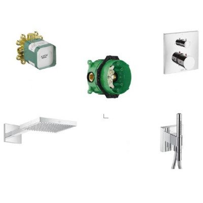 Inbyggnadspaket Hansgrohe Takdusch Axor 2