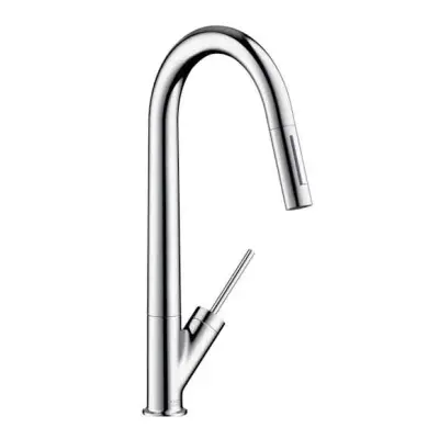 Köksblandare Axor Starck med Utdragbar Pip