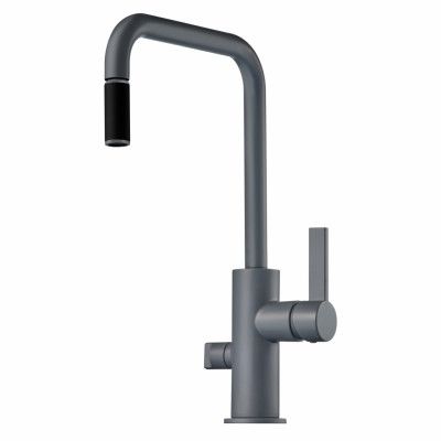 Köksblandare Tapwell Arman ARM887 med Utdragbar Pip Ascot Grey